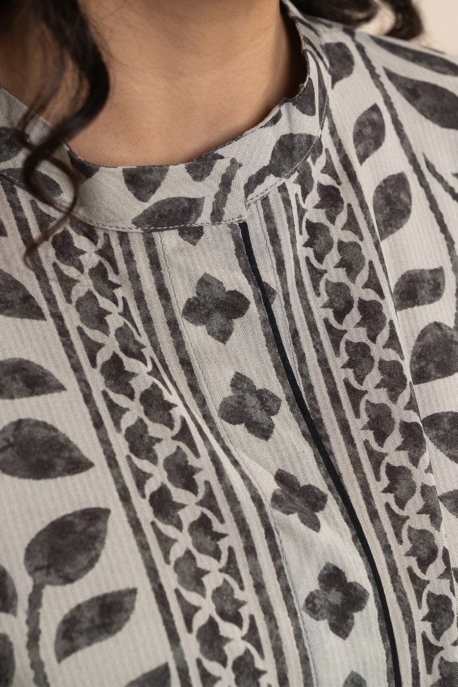 2 PIECE PRINTED LINEN SUIT-SAVANA FIELD (UNSTITCHED)