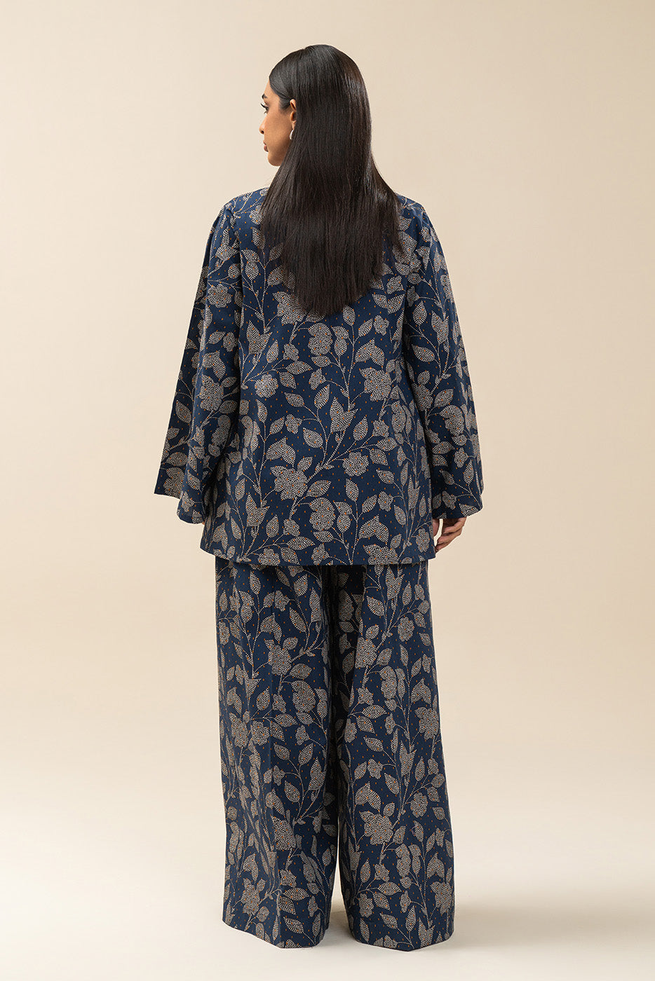 2 PIECE PRINTED CAMBRIC SUIT-FALL MIDNIGHTS (UNSTITCHED)