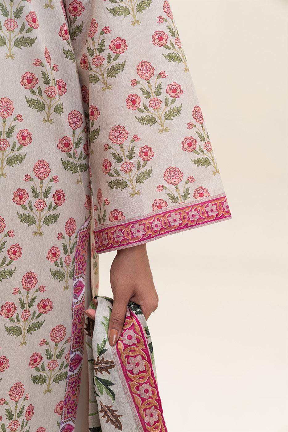 3 PIECE PRINTED LAWN SUIT-CELESTIAL SPHERE (UNSTITCHED)