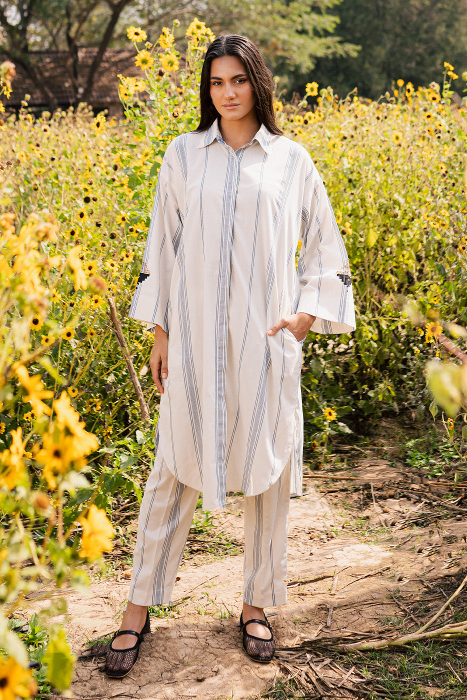 2 PIECE BASIC DOBBY SUIT (PRET)