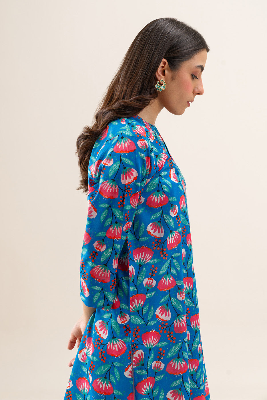 PRINTED LAWN SHIRT (PRET)