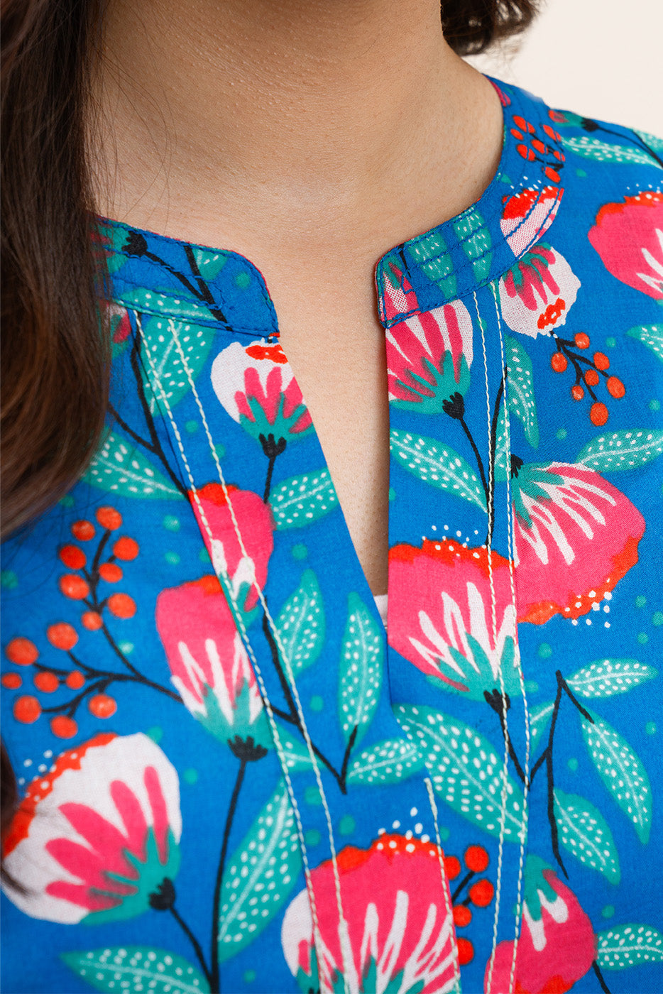 PRINTED LAWN SHIRT (PRET)