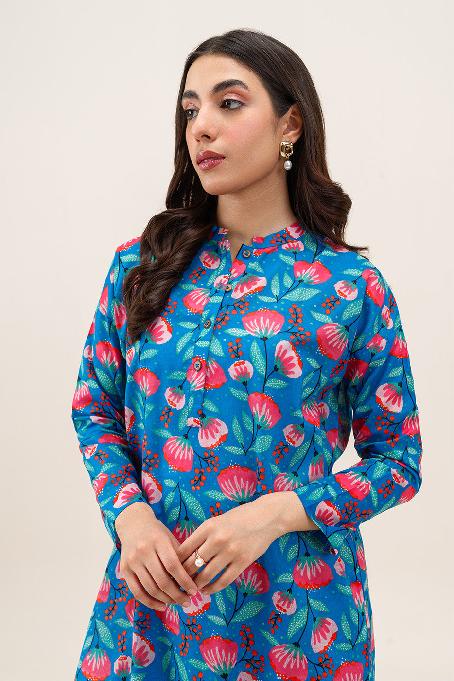 2 PIECE PRINTED LAWN SUIT (PRET)