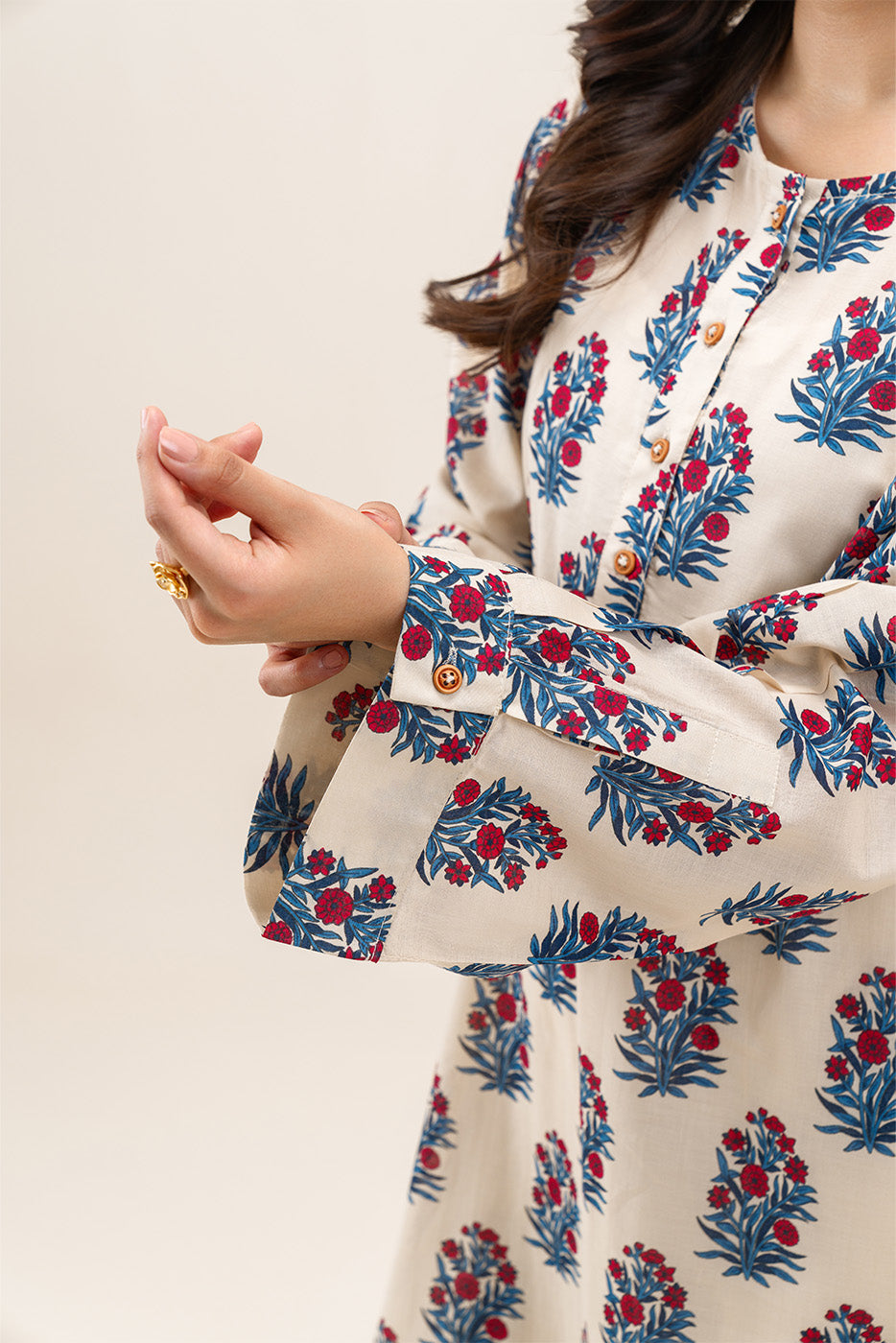 PRINTED LAWN SHIRT (PRET)