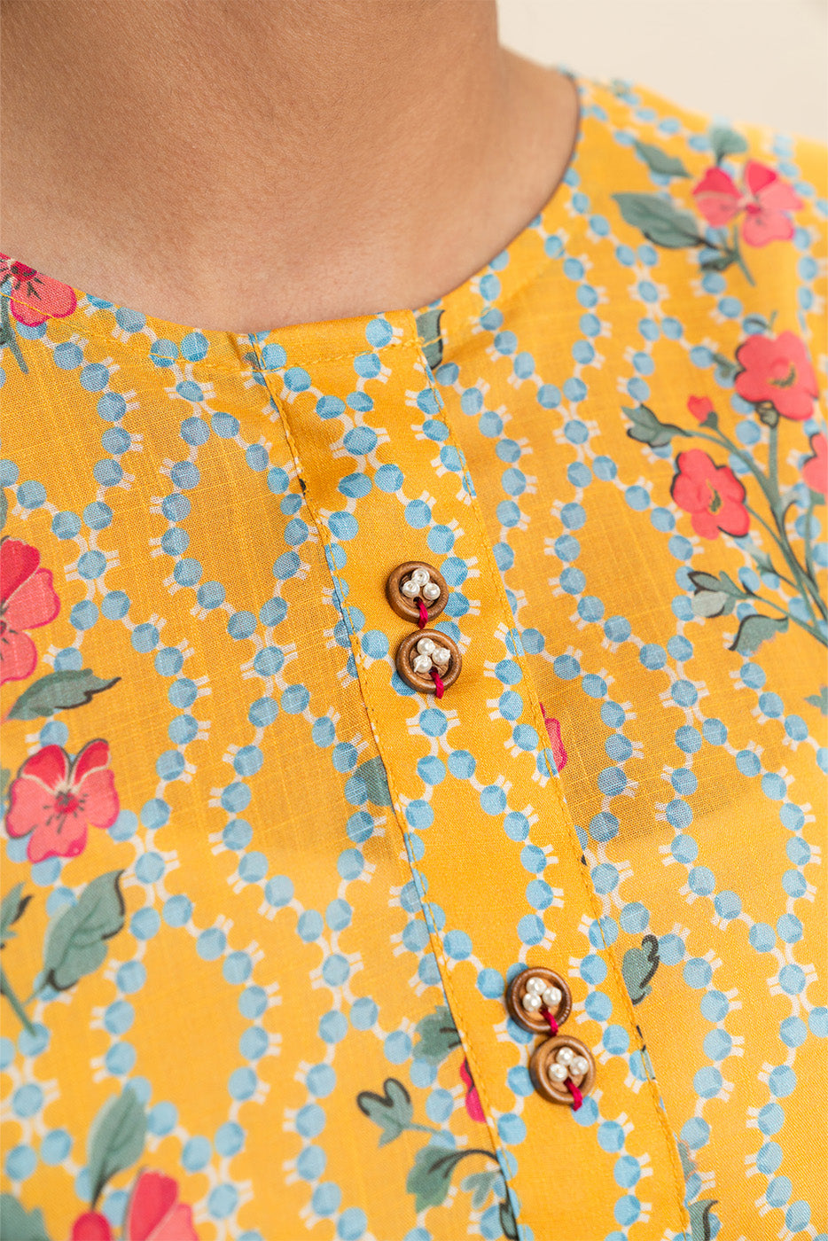 2 PIECE PRINTED WAY SLUB SUIT (PRET)