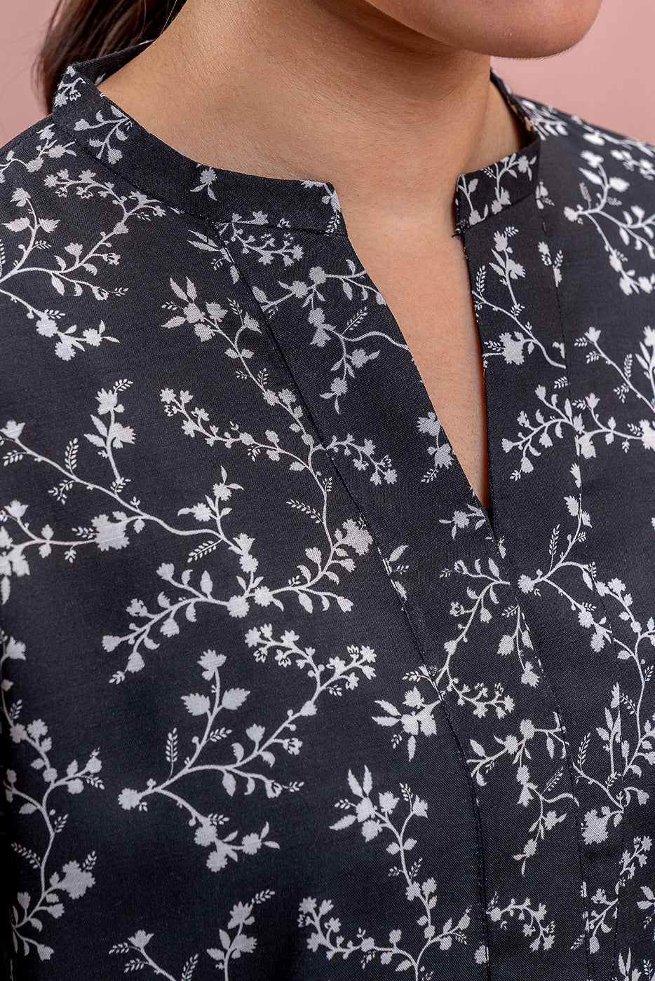 PRINTED VISCOSE SHIRT (PRET)