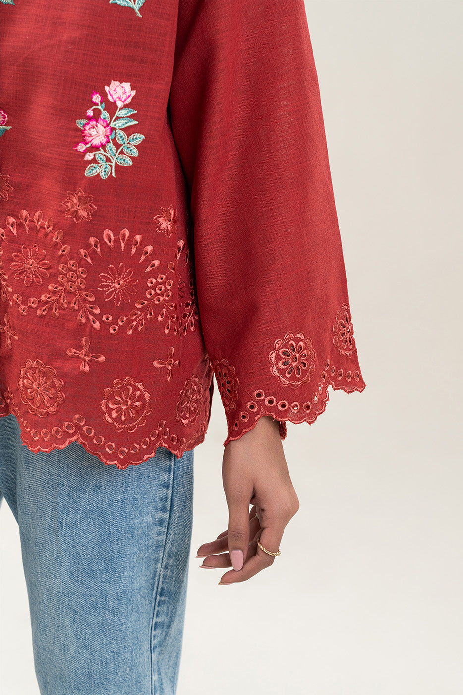 FUSION TWO WAY SLUB TOP (PRET)