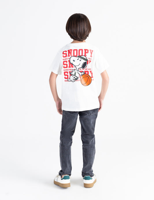 SNOOPY PRINTED T-SHIRT