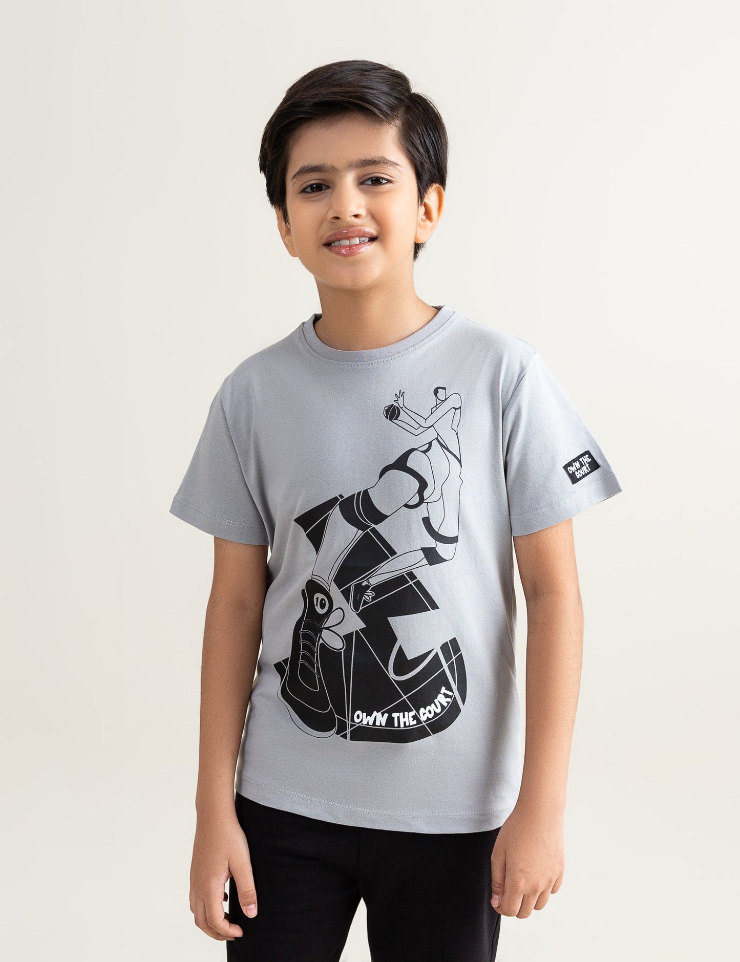 OWN THE COURT BASKETBALL GRAPHIC T-SHIRT
