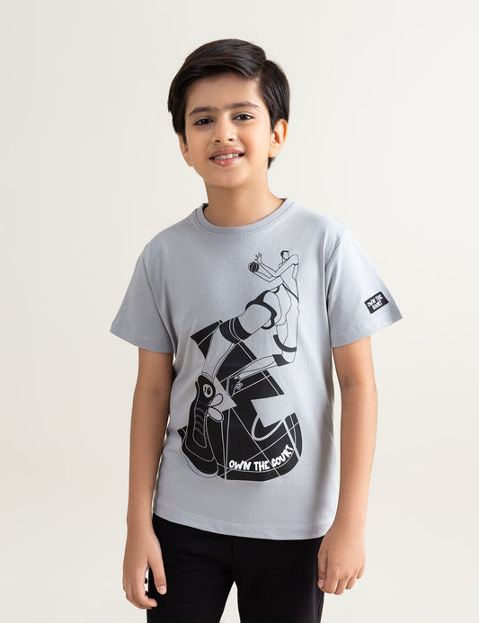 OWN THE COURT BASKETBALL GRAPHIC T-SHIRT
