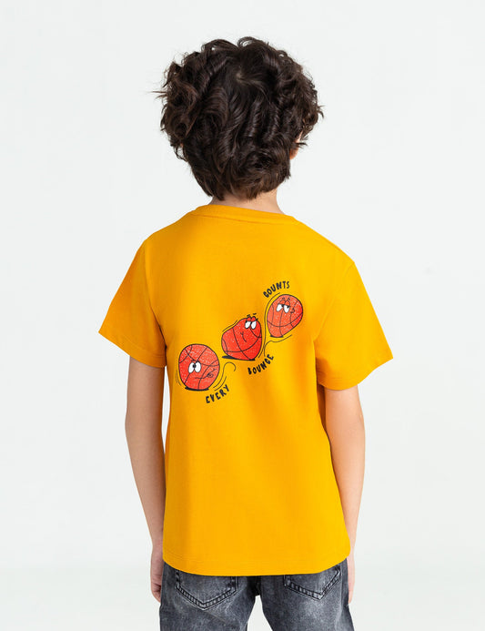 BASKETBALL PRINTED T-SHIRT