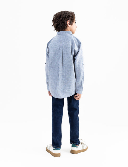 STYLISED BUTTON DOWN SHIRT