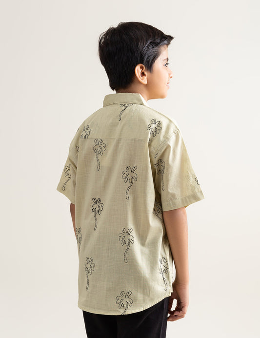 PALM TREE GRAPHIC SHIRT
