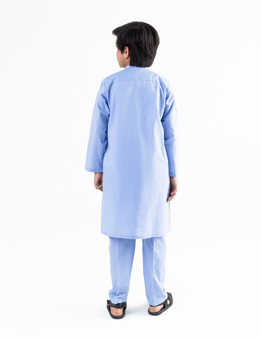 2 PIECE STYLISED CHAMBRAY SUIT