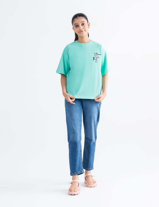 BE FLAMIZING PRINTED T-SHIRT