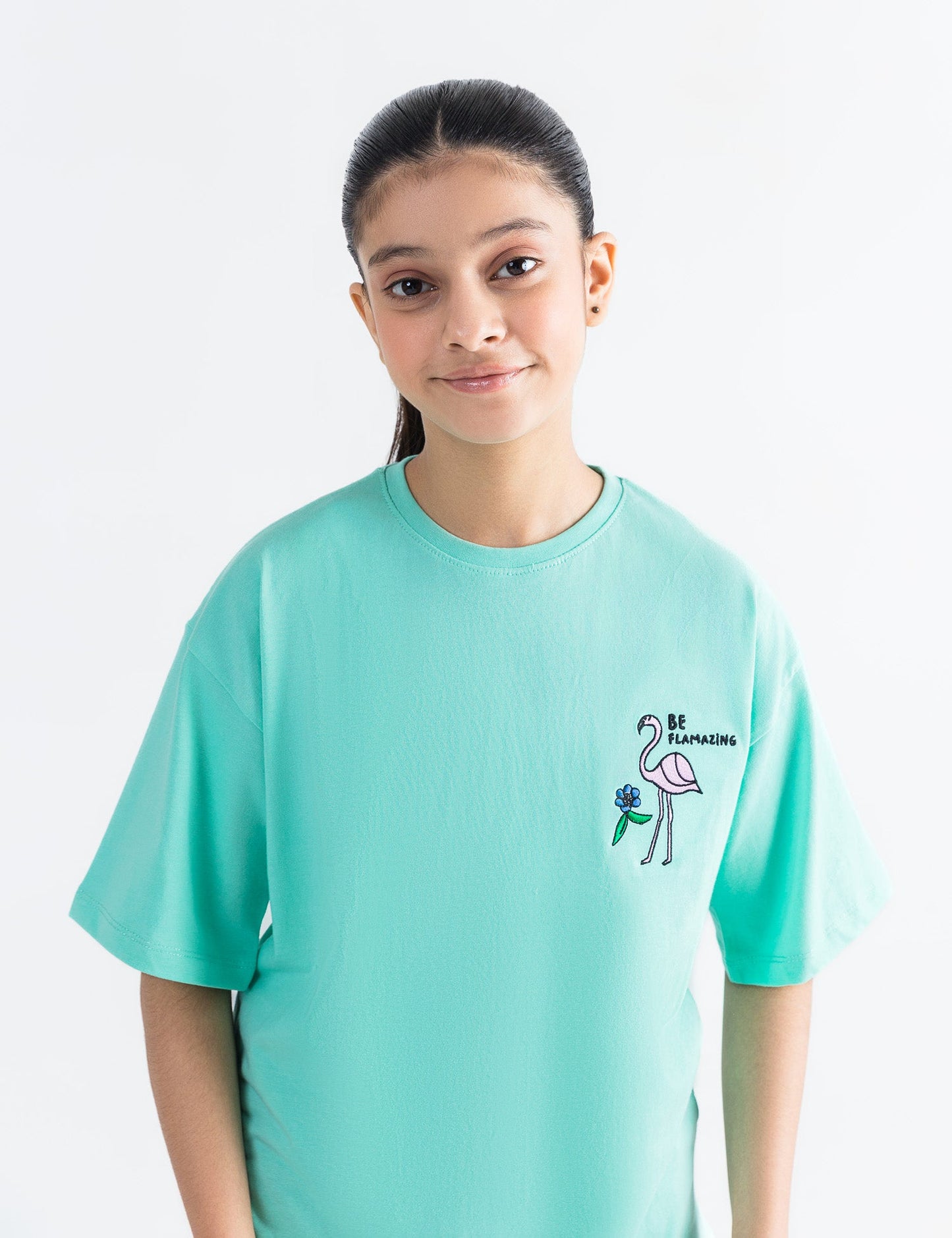 BE FLAMIZING PRINTED T-SHIRT