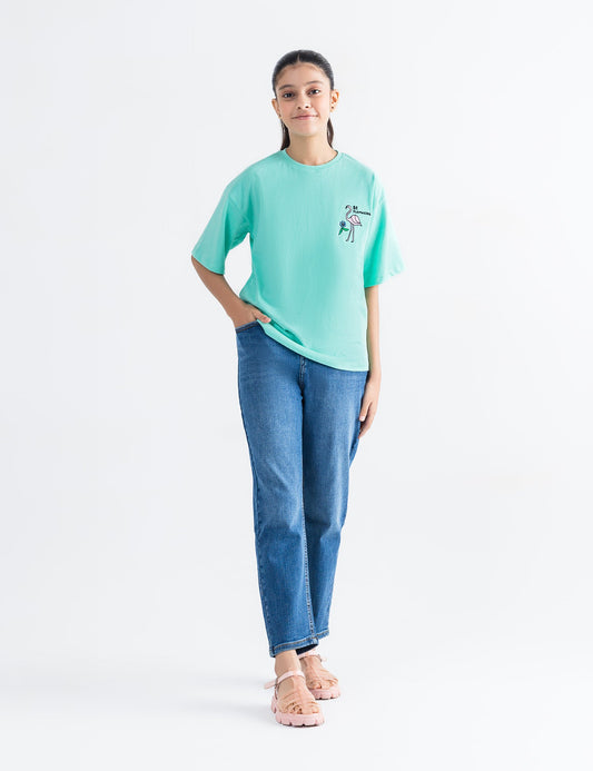 BE FLAMIZING PRINTED T-SHIRT