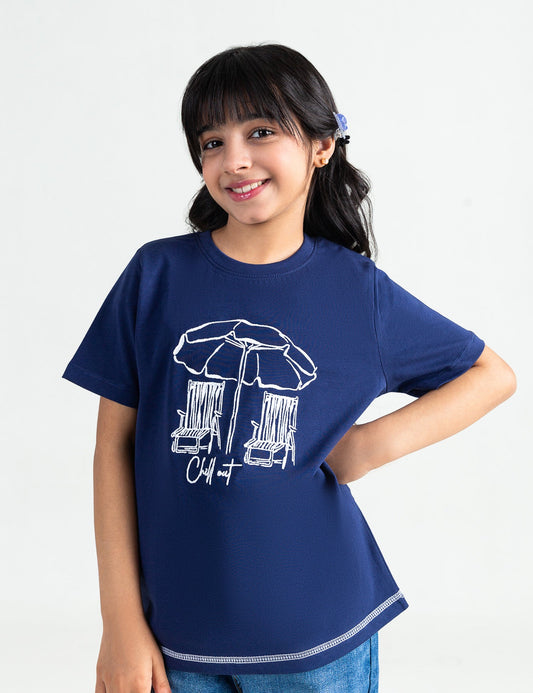 CHILL OUT PRINTED T-SHIRT