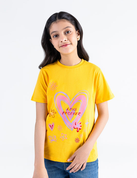 LOVE FOREVER PRINTED T-SHIRT