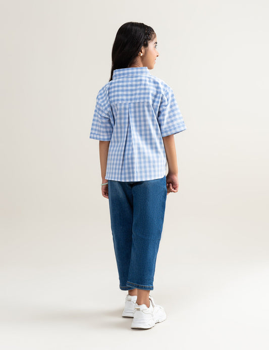 FRIENDS FOREVER CHECKERED TOP