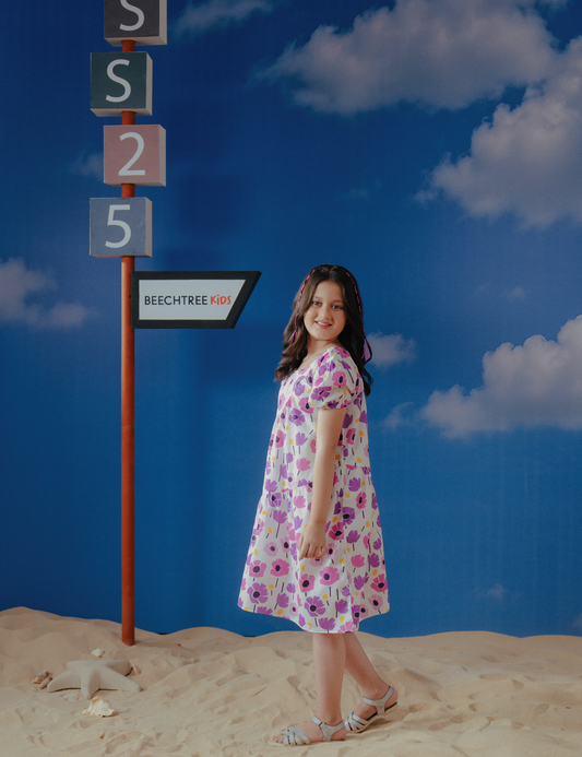FLORAL PRINTED DRESS