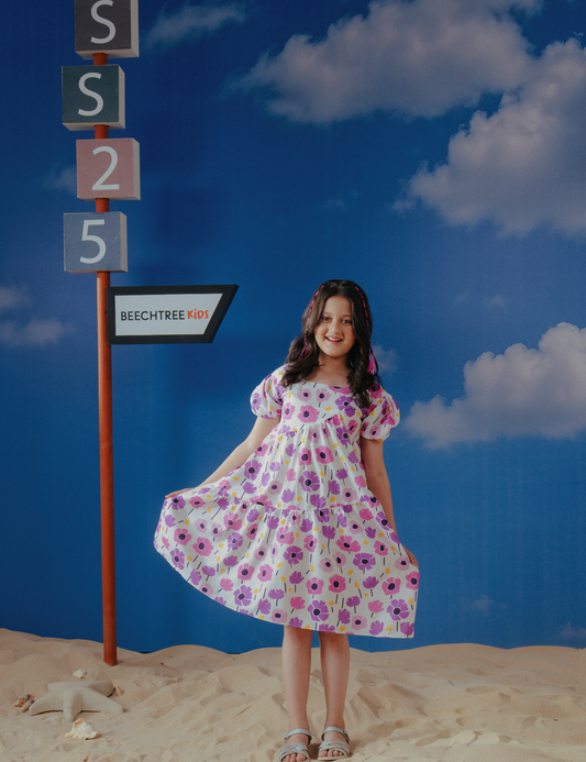 FLORAL PRINTED DRESS