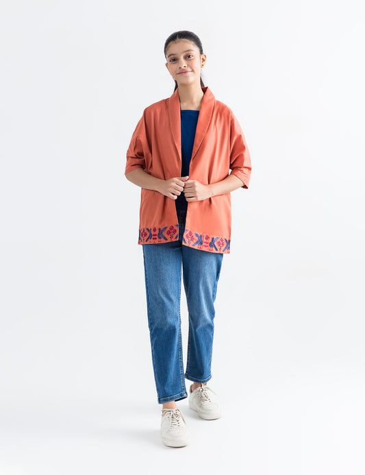 EMBROIDERED TOP WITH TANKTOP