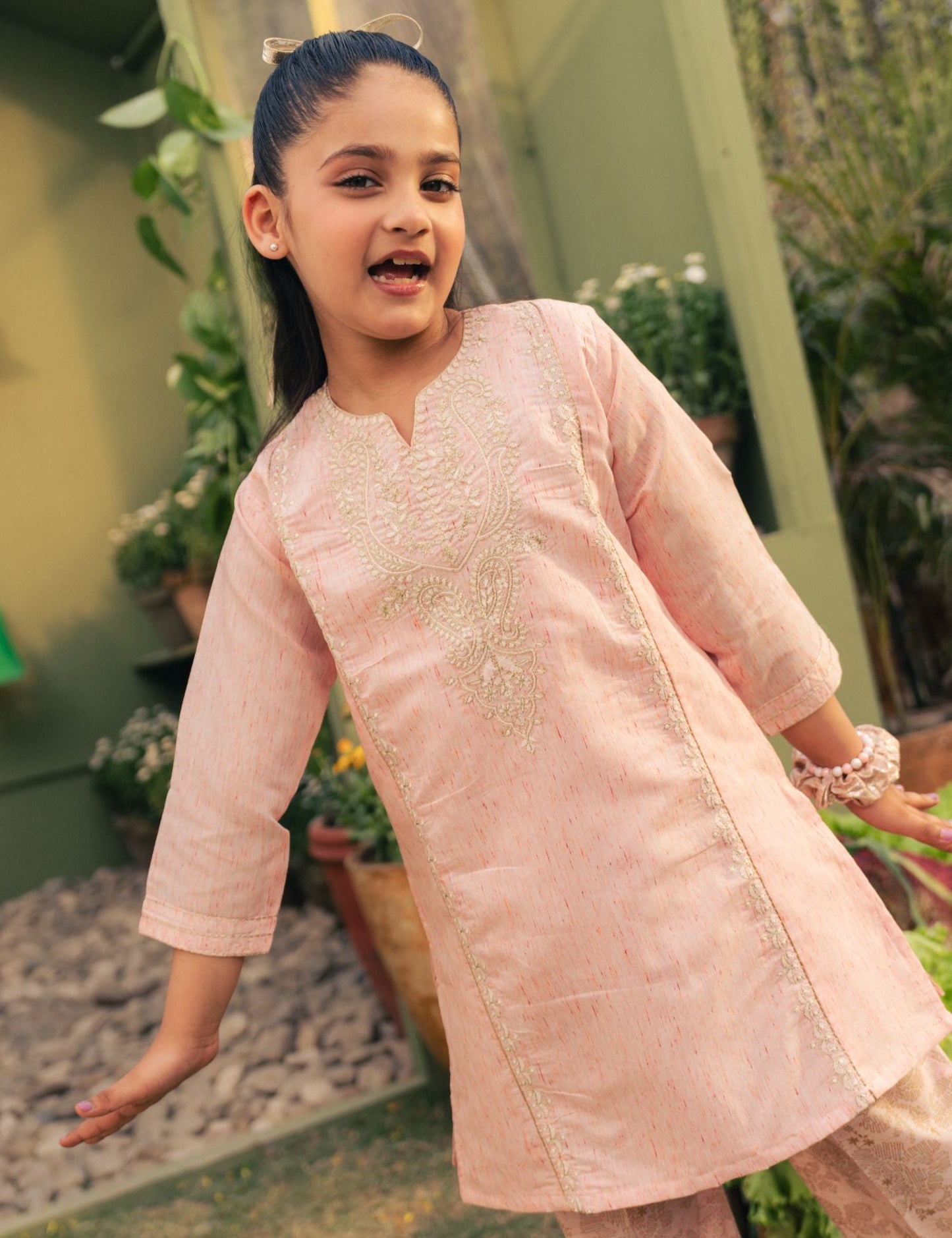 2 PIECE ETHNIC EMBROIDERED SUIT