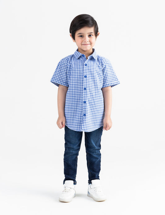 STYLISED CHECKERED SHIRT
