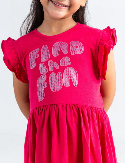 FIND THE FUN SEQUIN DRESS