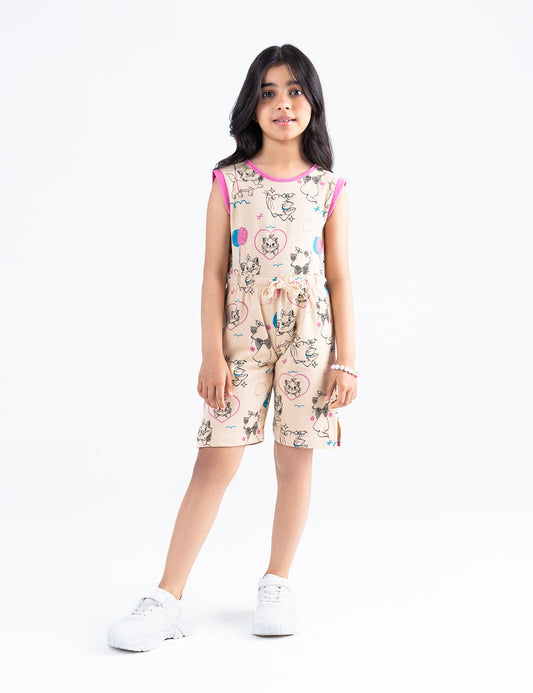 MARRIE KITTY PRINTED JUMPSUIT