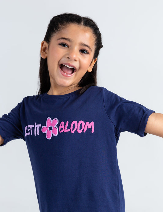 LET IT BLOOM PRINTED T-SHIRT