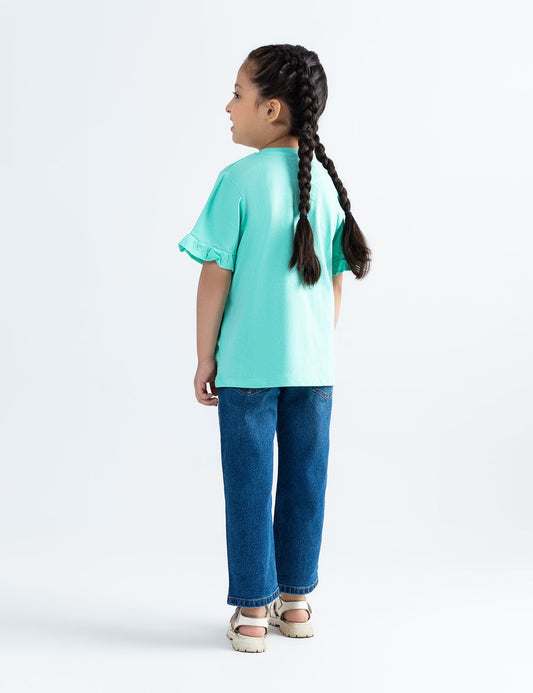 FLORAL EMBROIDERED T-SHIRT