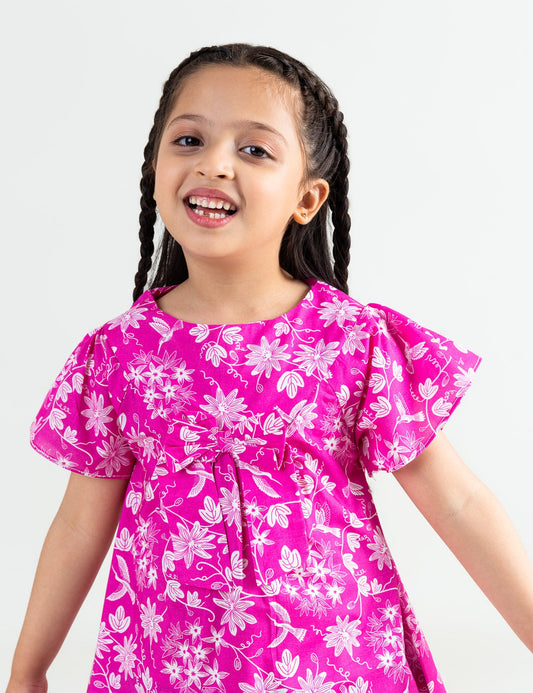FLORAL PRINTED DRESS