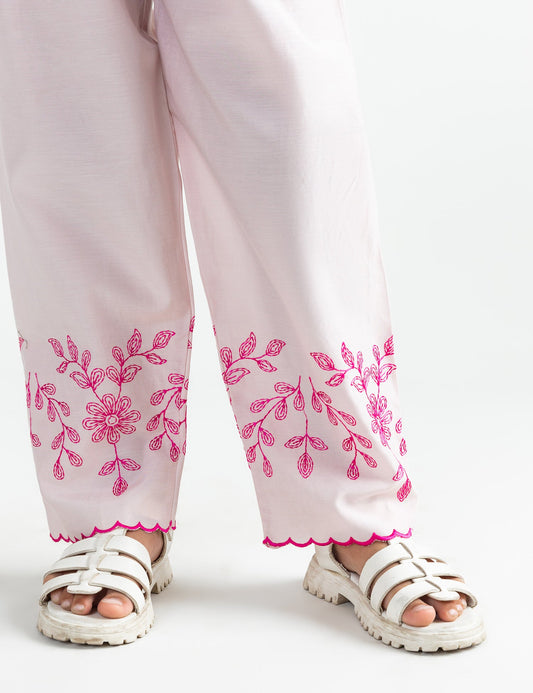 2 PIECE FLORAL EMBROIDERED SUIT