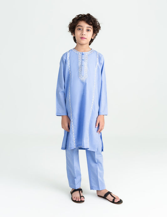 2 PIECE EMBROIDERED SUIT