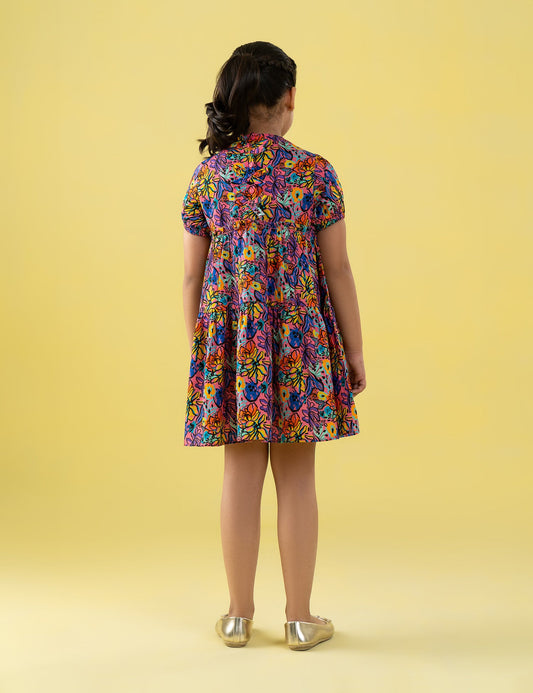 FLORAL PRINTED DRESS