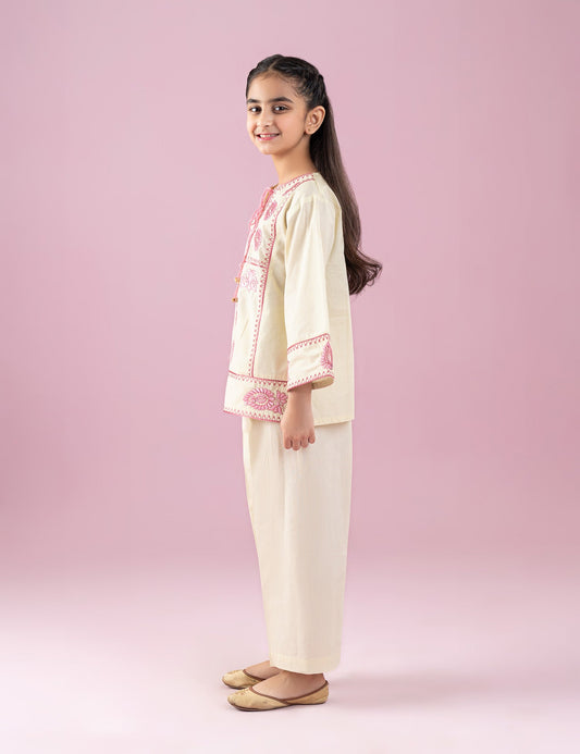 2 PIECE EMBROIDERED SUIT