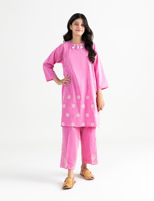 2 PIECE EMBROIDERED SUIT