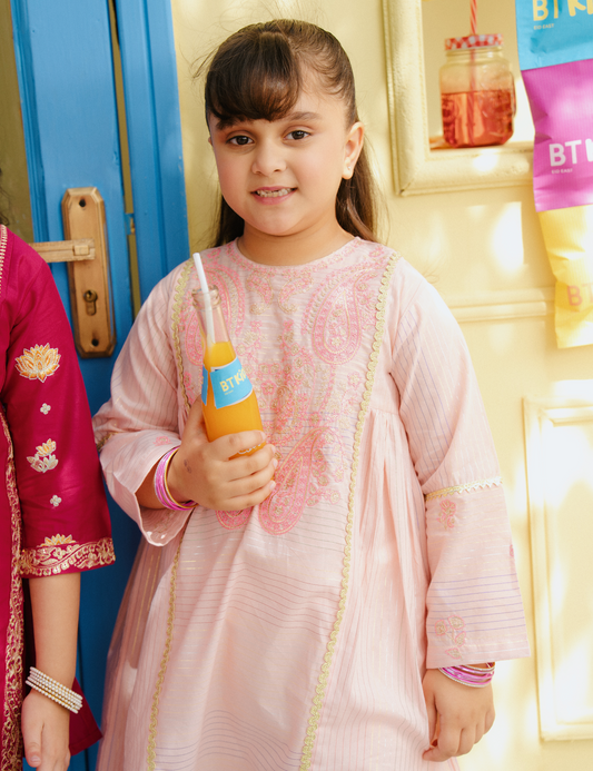 2 PIECE EMBROIDERED GARARA SUIT