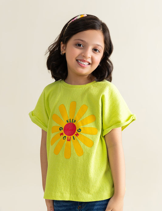 KEEP GROWING PRINTED T-SHIRT
