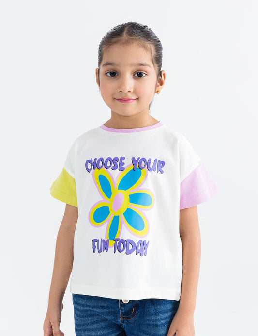 CHOOSE YOUR FUN PRINTED T-SHIRT