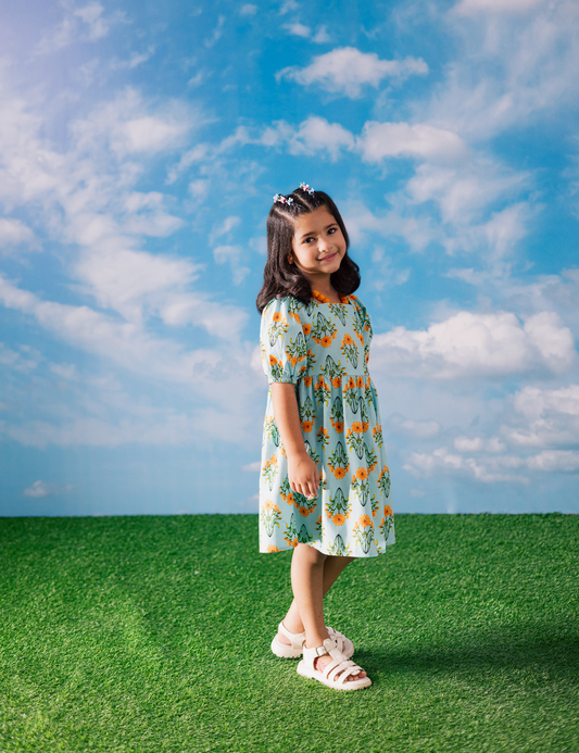 FLORAL PRINTED DRESS