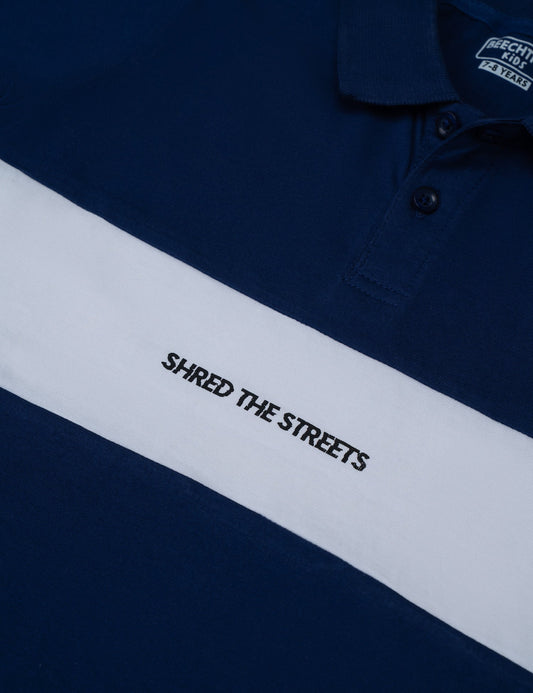 SHRED THE STREET PRINTED POLO