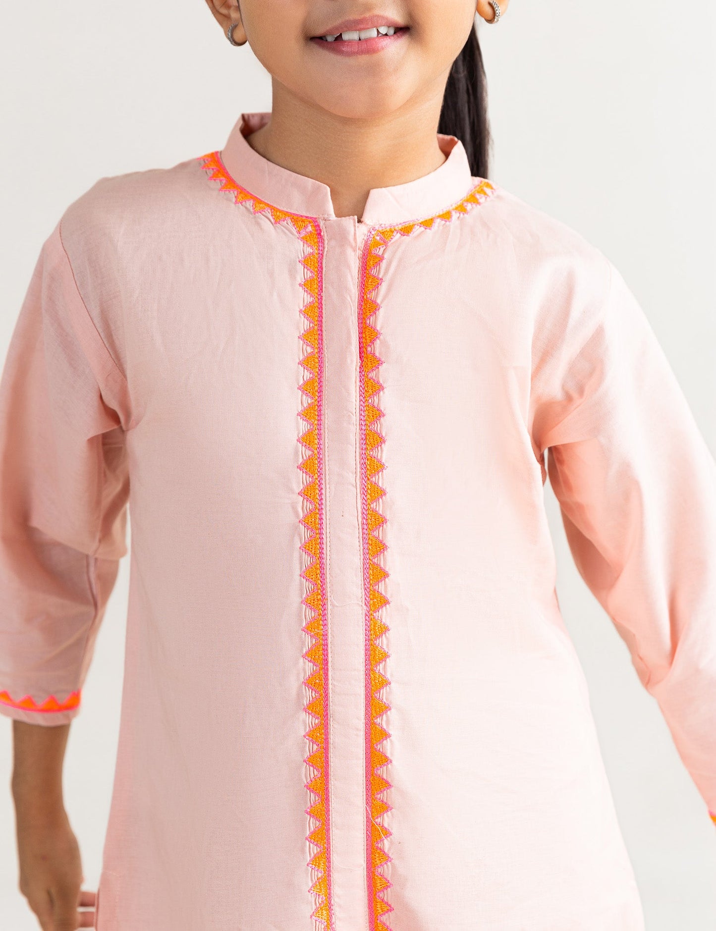 2 PIECE NEON EMBROIDERED SUIT