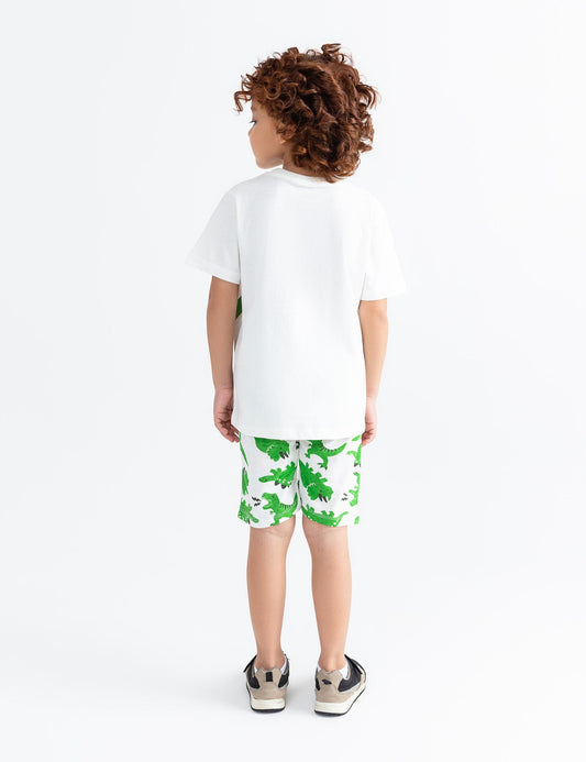 2 PIECE DINO GRAPHIC SUIT