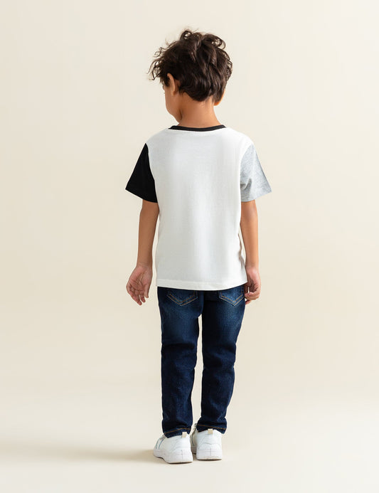 LIFE IS COOL PRINTED T-SHIRT