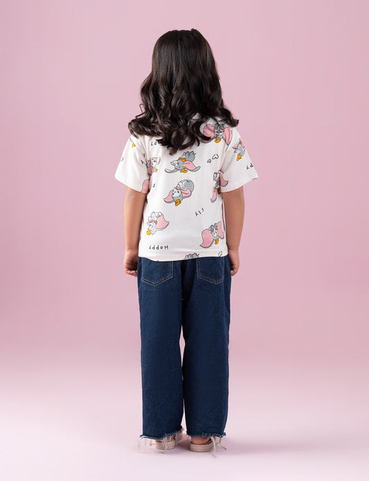 ELEPHANT PRINTED T-SHIRT