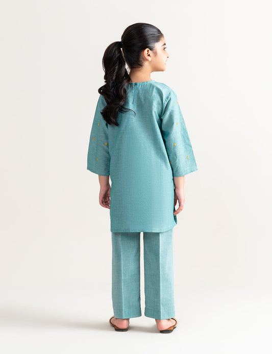 2 PIECE BLOCK PRINTED SUIT