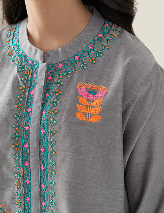 2 PIECE VIBRANT EMBROIDERED SUIT